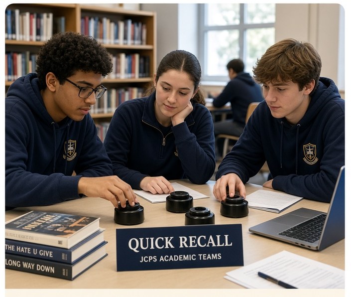 JCPS students at a quick recall practice.
