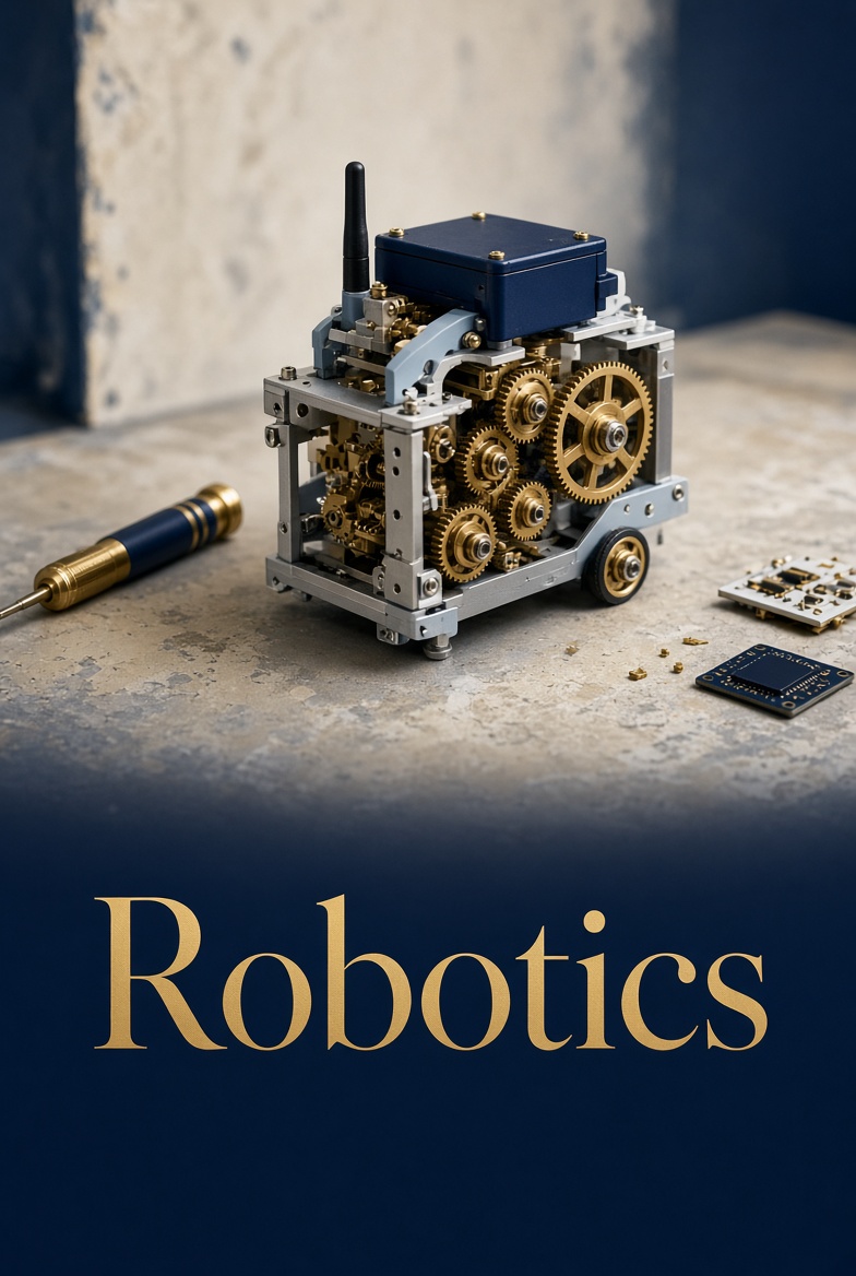 JCPS robotics competition robot with gears and circuit board